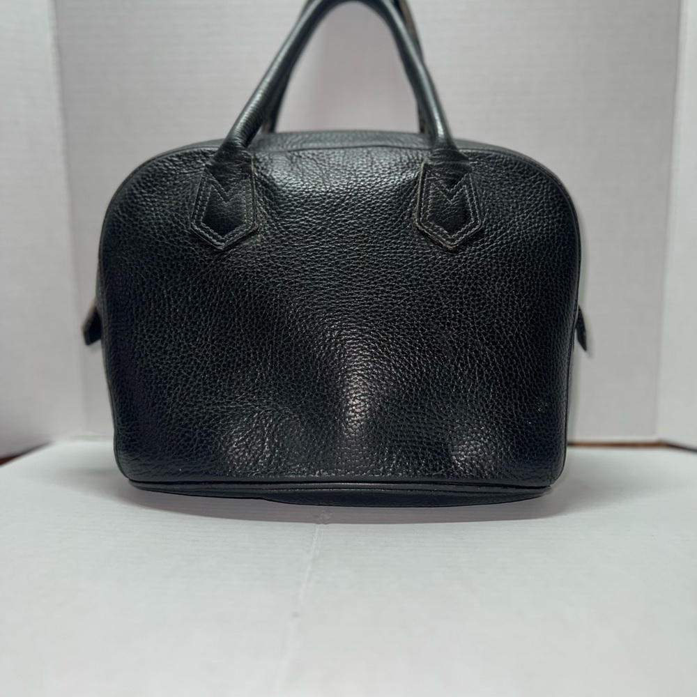Elegant Black Leather Men's Bag
